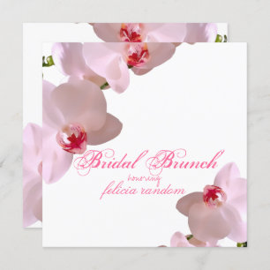 PixDezines Orchids/phalaenopsis/DIY background Invitation