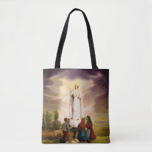 PixDezines Our Lady of Fatima Tote Bag