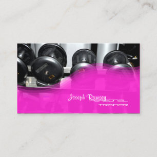 PixDezines Personal Trainer Business Card
