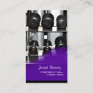 PixDezines Personal Trainer Business Card