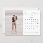 PixDezines Photo Save the Date Calendar rose gold Invitation<br><div class="desc">PixDezines photo save our date or save the date DIY calendar  with elegant,  modern faux rose gold calligraphy script.  See other colours here: 
 www.zazzle.com/wedding_by_design* 
 
 Customise it! Copyright © 2008-2019 PixDezines™. All rights reserved.</div>