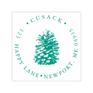 PixDezines Pinecone Self-inking Stamp