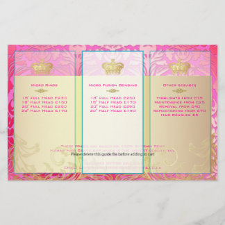 PixDezines pink flora damask Flyer