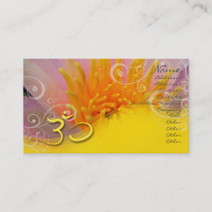 PixDezines pink rose water lilly+pearly swirls, om Business Card