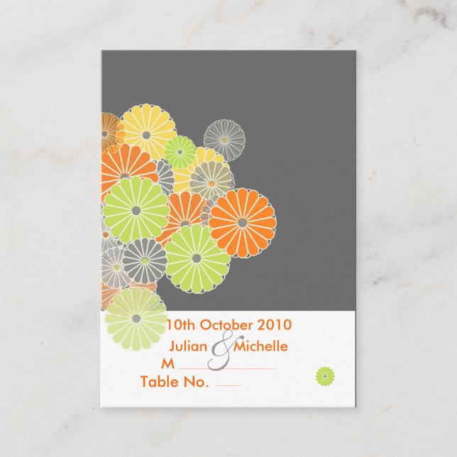 PixDezines Place Card, Kiku/Chubby Business Cards) Card (Front)