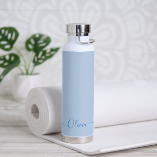 PixDezines Placid Blue DIY Colour Water Bottle