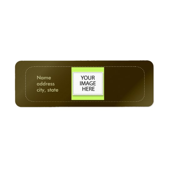 PixDezines Plain Cigar Easy Template Return Address Label