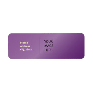 PixDezines Plain Lavender Easy Template Return Address Label