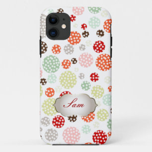 PixDezines polka dotss/DIY background iPhone 11 Case