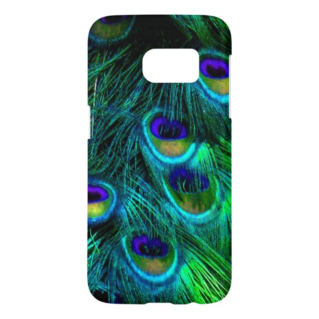PixDezines Psychedelic Peacock Case-Mate Samsung Galaxy Case (Back)
