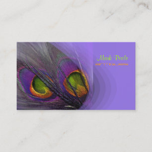 PixDezines Psychedelic Peacock, Customise It! Business Card