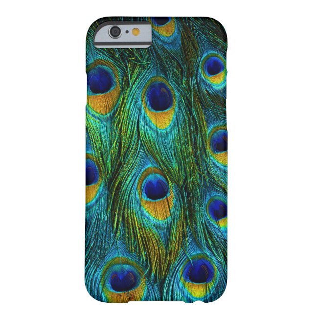 PixDezines psychedelic peacock feather Case-Mate iPhone Case (Back)