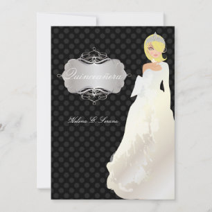 PixDezines Quinceañera/Quince años princess Invitation
