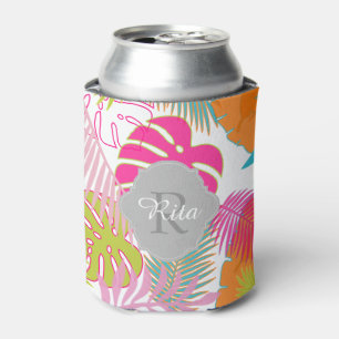 PixDezines rainforest/DIY background colour Can Cooler