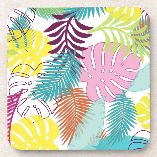 PixDezines rainforest/DIY background colour Coaster (Front)