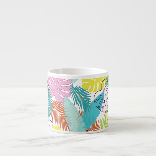 PixDezines rainforest/DIY background colour Espresso Cup (Front)
