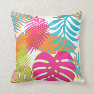 PixDezines rainforest/monstera/diy background Cushion