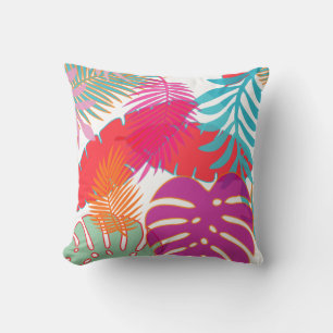 PixDezines rainforest/monstera/diy background Cushion