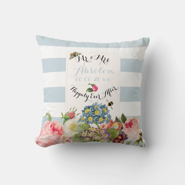 PixDezines redoute primrose/vintage chic Cushion (Front)