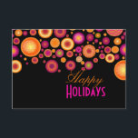 PixDezines Retro Bold Christmas Ornaments|calendar Invitation<br><div class="desc">PixDezines retro bold christmas ornaments cards with 2012 calendar. DIY background and text colours, fonts.. Funky and fab ornaments to brighten up your holiday cheers!! It is all about your recreation to be totally unique. Copyright © 2011 PixDezines.com™ and PixDezines™ on zazzle.com You can choose your own hexachrome colours to...</div>