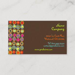 PixDezines Retro/Organic Eggs/DIY background colou Business Card