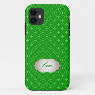 PixDezines retro rings/DIY background iPhone 11 Case