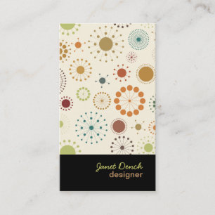 PixDezines Retro Stars Business Card