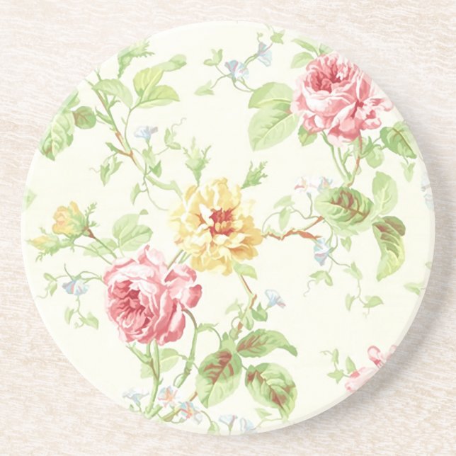 PixDezines rose garden Coaster (Front)