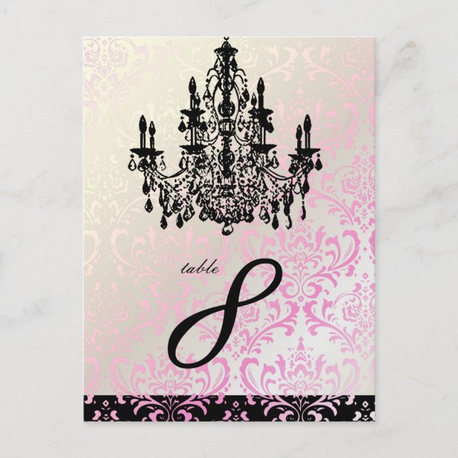 PixDezines Rossi Damask+Chandelier table cards (Front)
