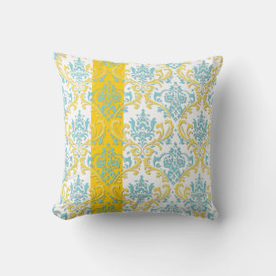 PixDezines rossi damask/diy background colours Cushion