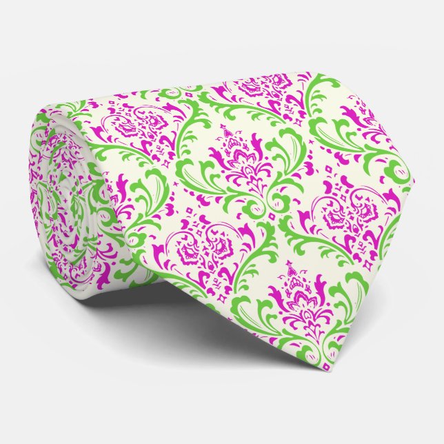 PixDezines rossi damask/DIY background Tie (Rolled)