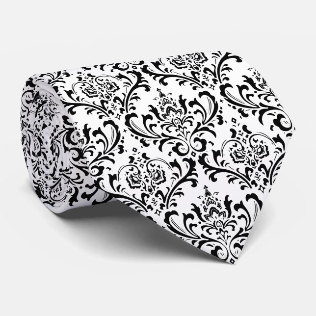 PixDezines rossi damask/DIY background Tie (Rolled)