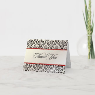 PixDezines Rossi Damask, Thank You Cards