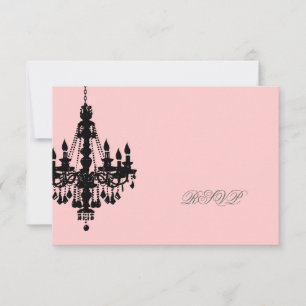 PixDezines rsvp Chandelier Card