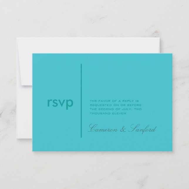 PixDezines RSVP Contemporary + classy/aqua (Front)