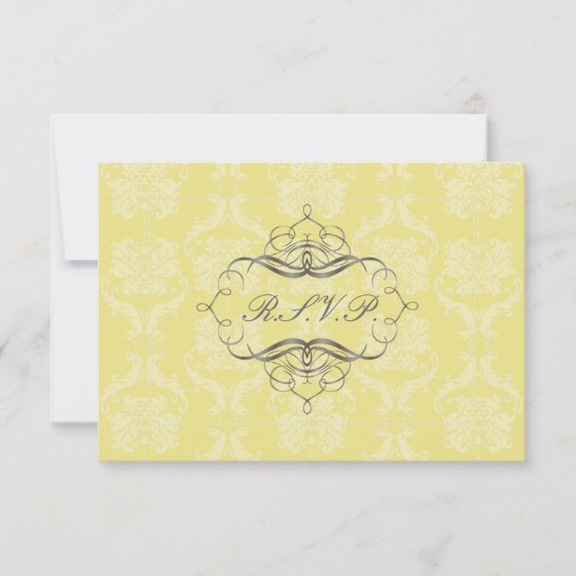 PixDezines rsvp Liliana Damask, customisable (Front)