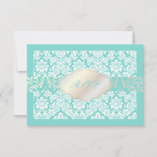 PixDezines rsvp moiré damask+Chandelier/DIY colour Card