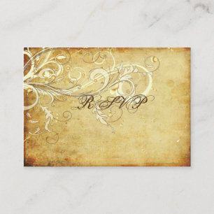 PixDezines RSVP Vintage Cream Swirls/DIY Cards