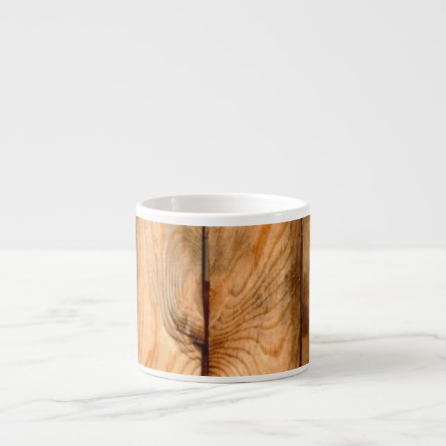 PixDezines rustic wood panels Espresso Cup (Front)
