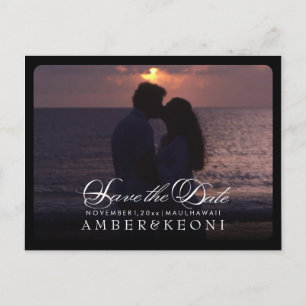 PixDezines Save the Date/Fancy Script Announcement Postcard