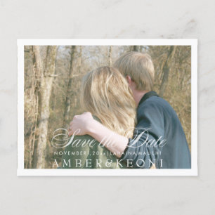 PixDezines Save the Date/Fancy Script Announcement Postcard