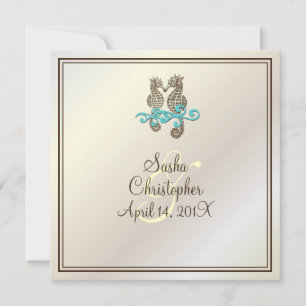 PixDezines Seahorse / Invitations