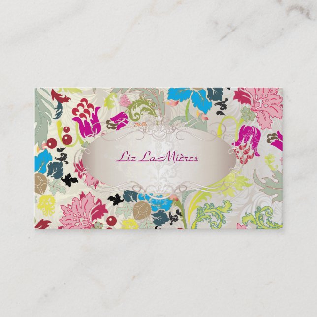 PixDezines seraphine garden Business Card (Front)