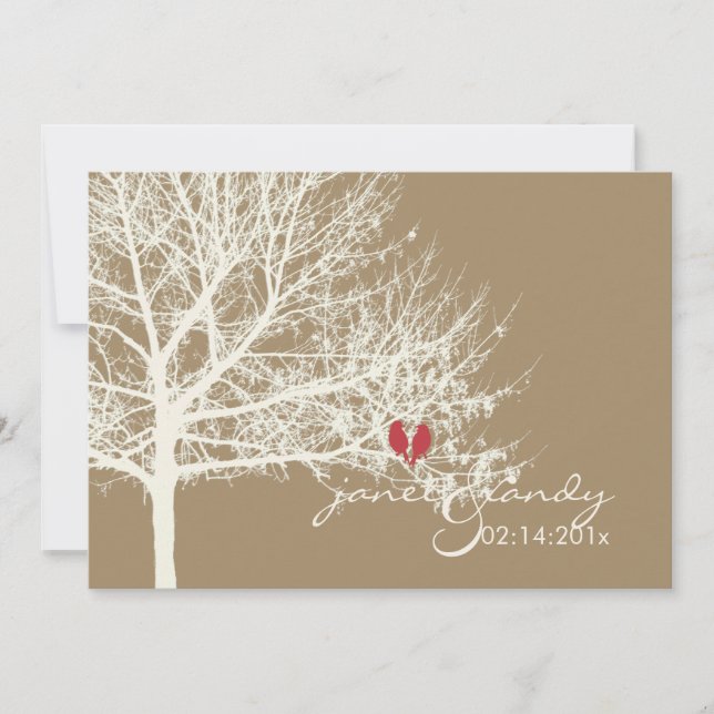 PixDezines Snow Birds | Fall + Winter Invitations (Front)