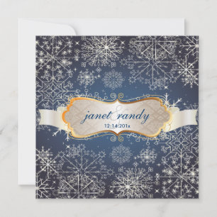 PixDezines Snowflakes, Winter Events Invitation