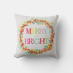 PixDezines sophie's garden/diy text+bckgrnd Cushion