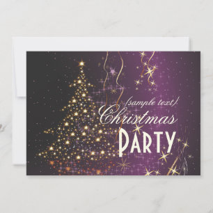 PixDezines Sparkling Christmas Tree/DIY Invitation