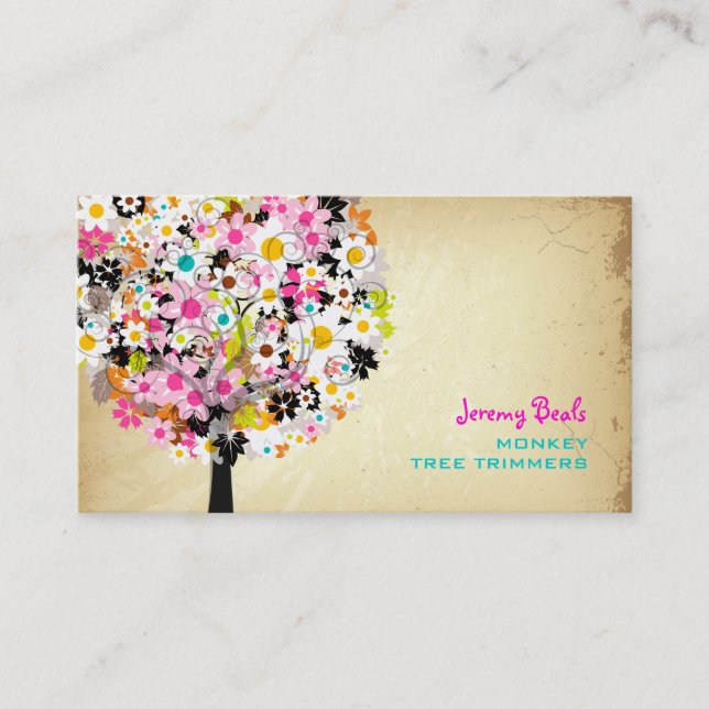 PixDezines spring blooms/tree trimmers ♥♥♥♥ Business Card (Front)