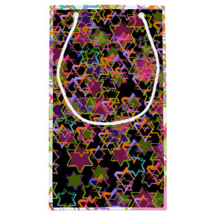 PixDezines star of david/DIY background colour Small Gift Bag