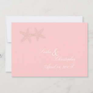 PixDezines Starfish Wedding Invitations